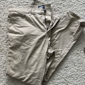 Lands' End Men's Khaki Chinos